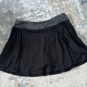 Koral Black and Gray Skater Skort